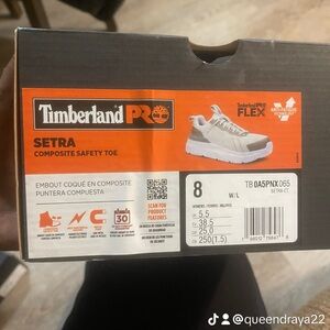 Timberland Pros Steel Toe Shoes 8.5